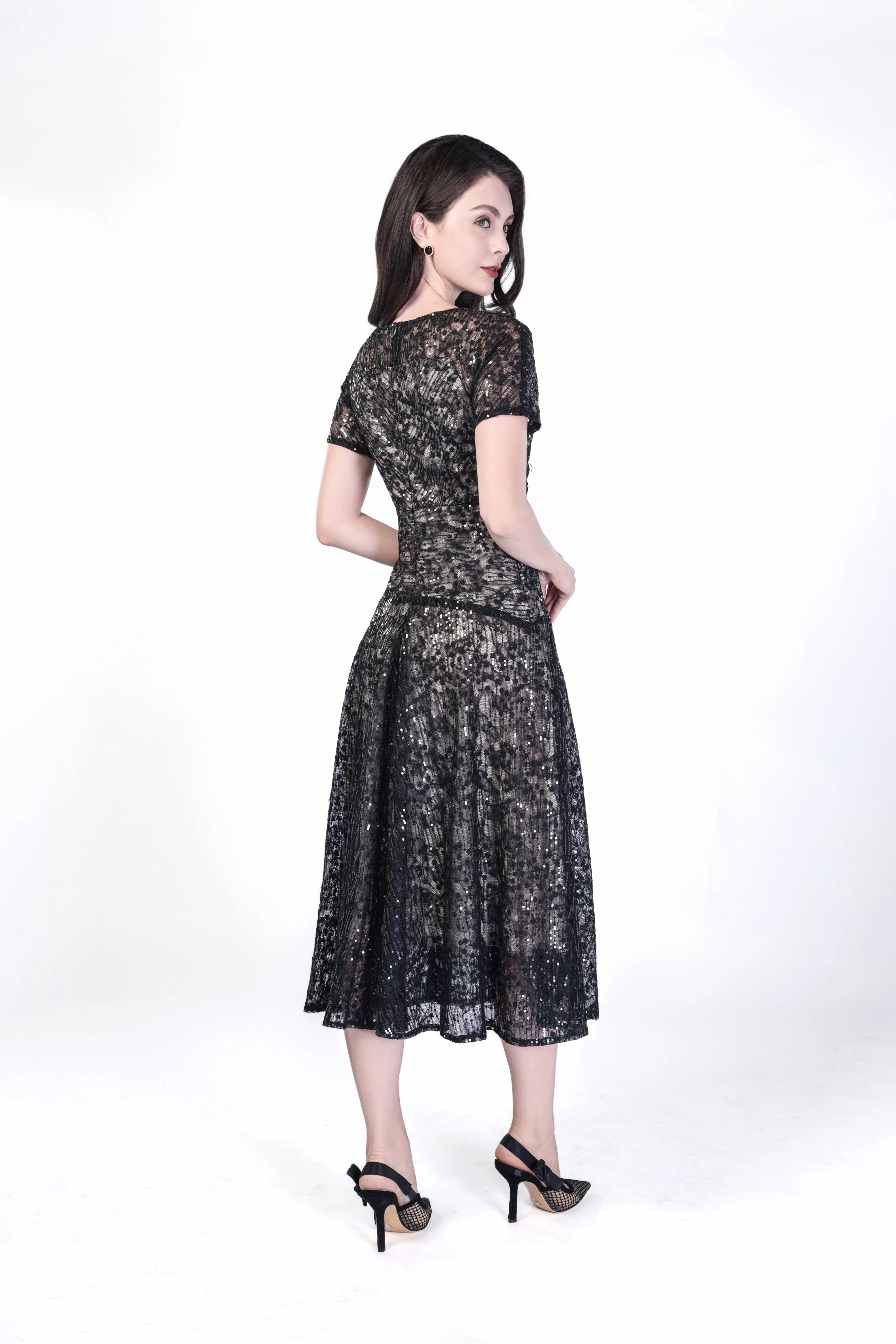 Intricate Lace Detail Dress ULA